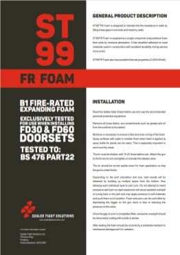 ST99 FACT SHEET INSTALL